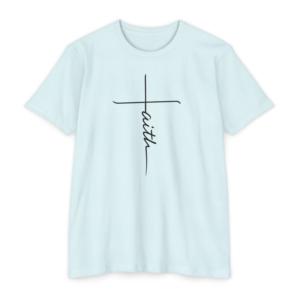 Black Faith Cross Tee