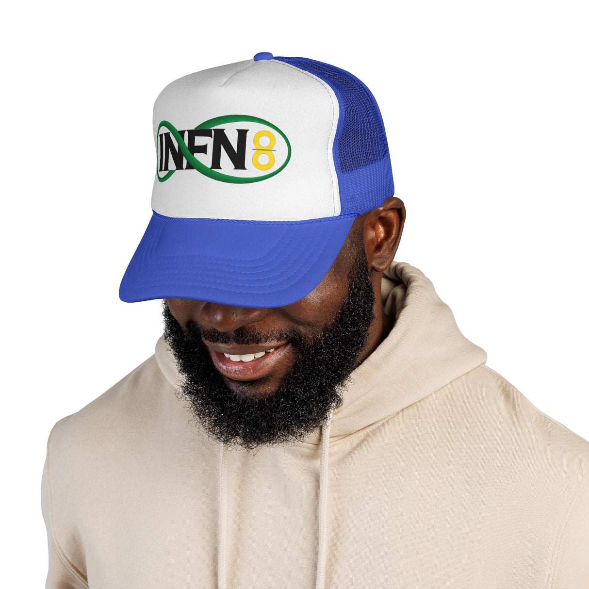 Infn8 Logo Old School Trucker Cap
