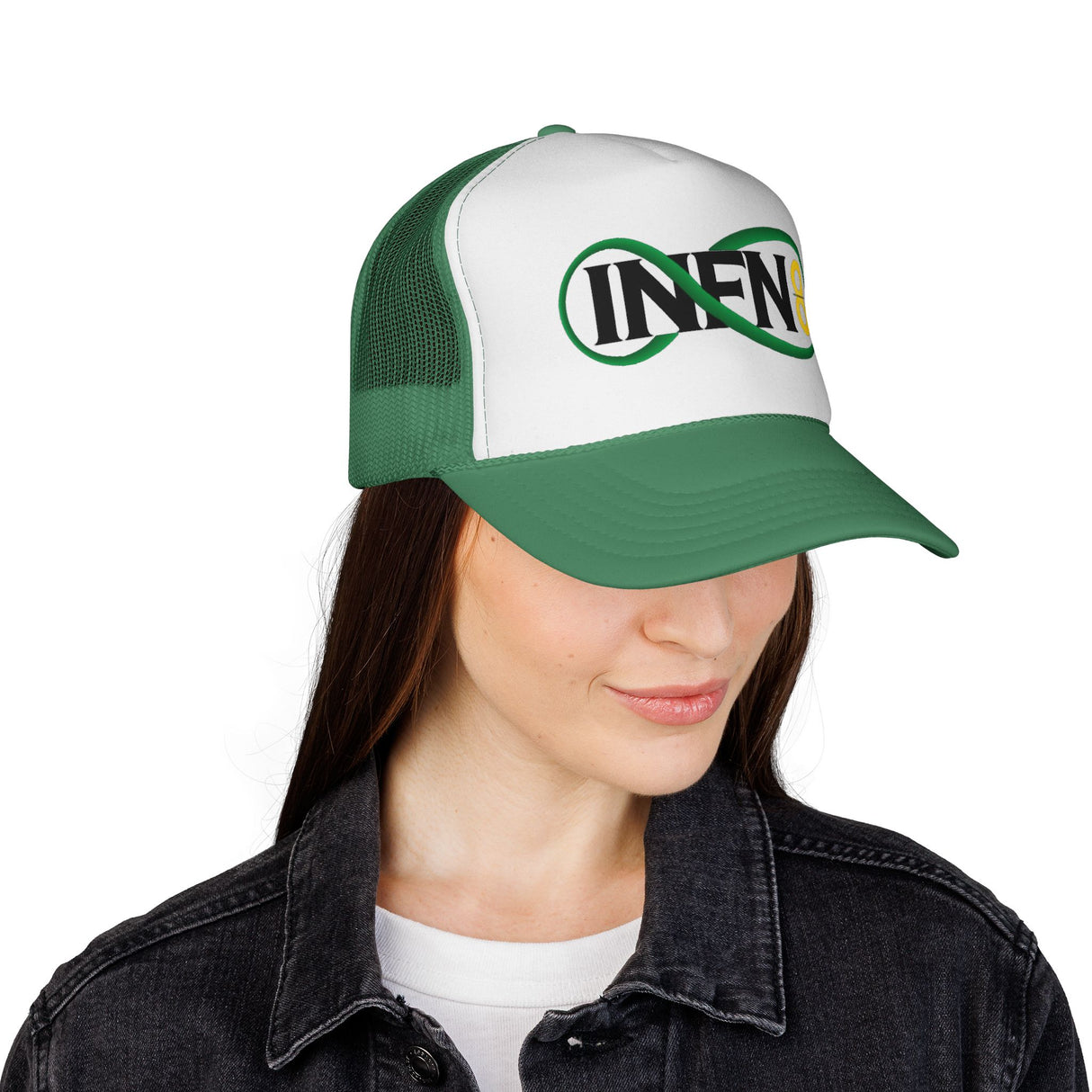 Infn8 Logo Old School Trucker Cap