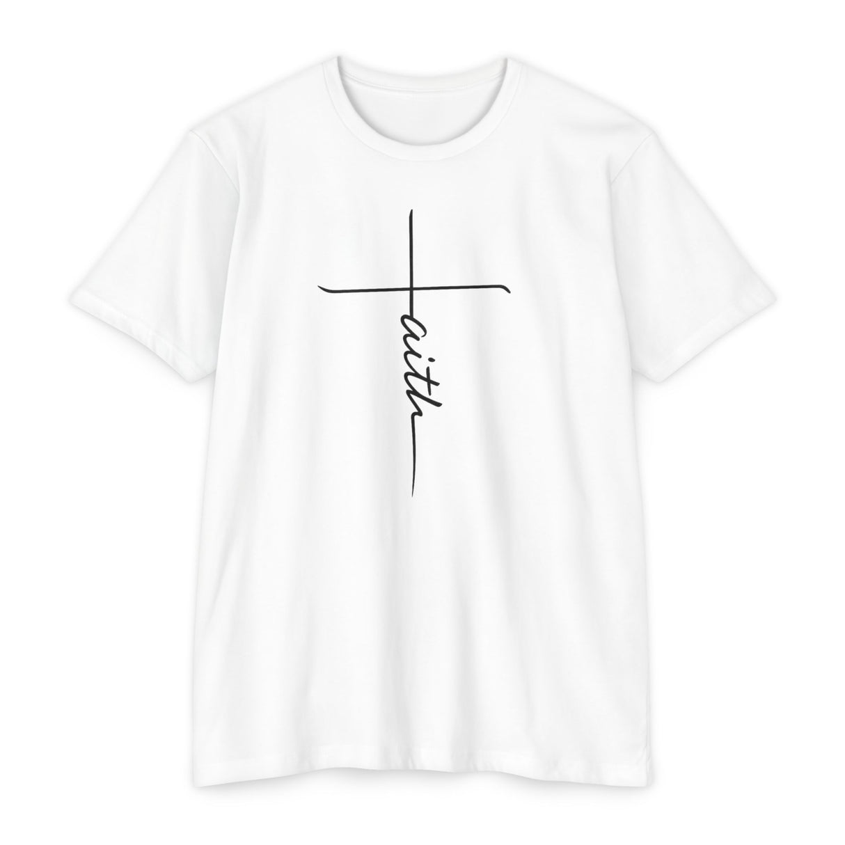Black Faith Cross Tee