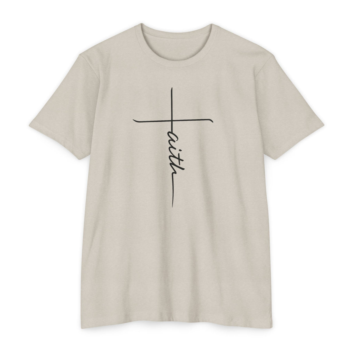 Black Faith Cross Tee