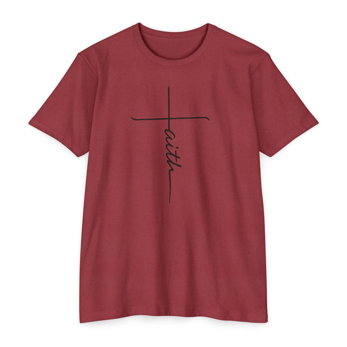 Black Faith Cross Tee