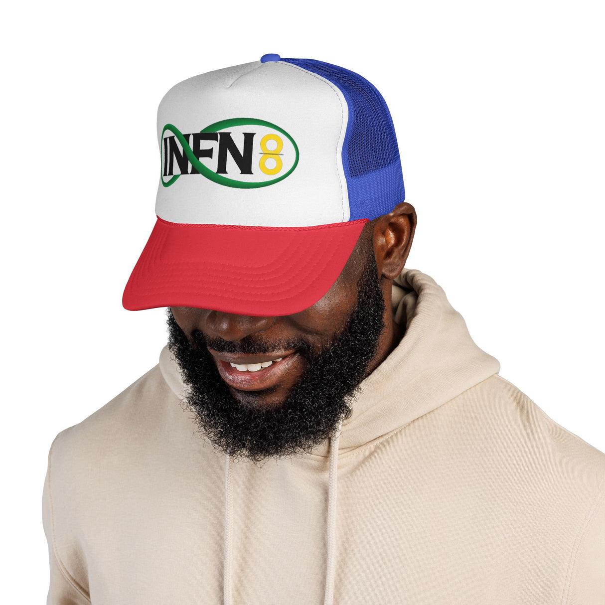 Infn8 Logo Old School Trucker Cap