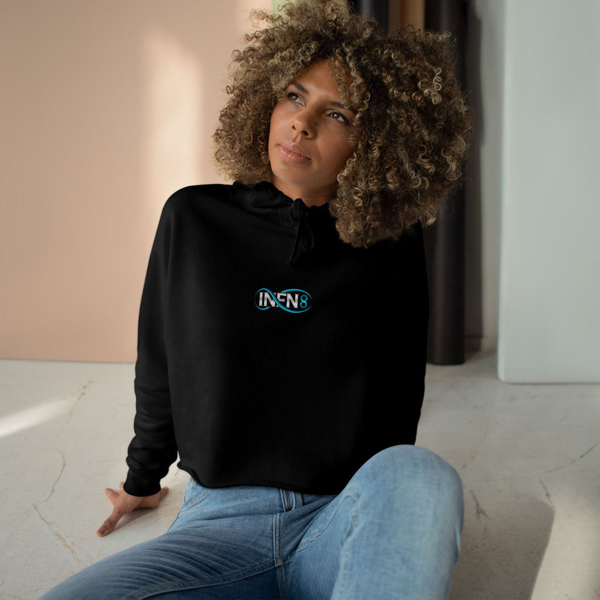 Infn8 Women's Crop Hoodie