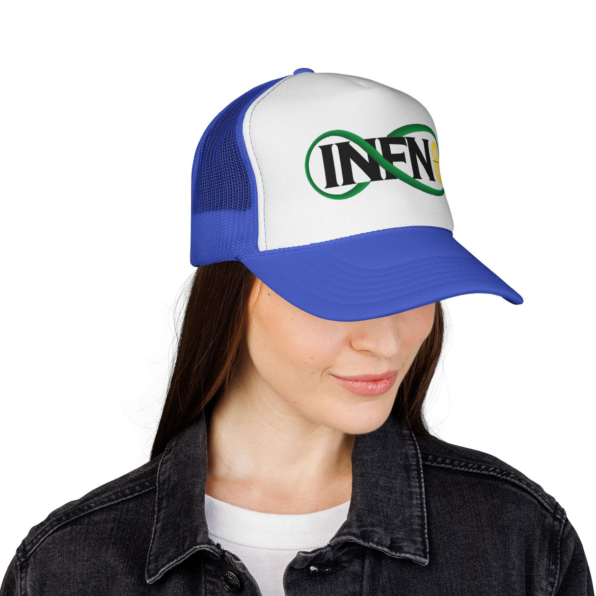 Infn8 Logo Old School Trucker Cap