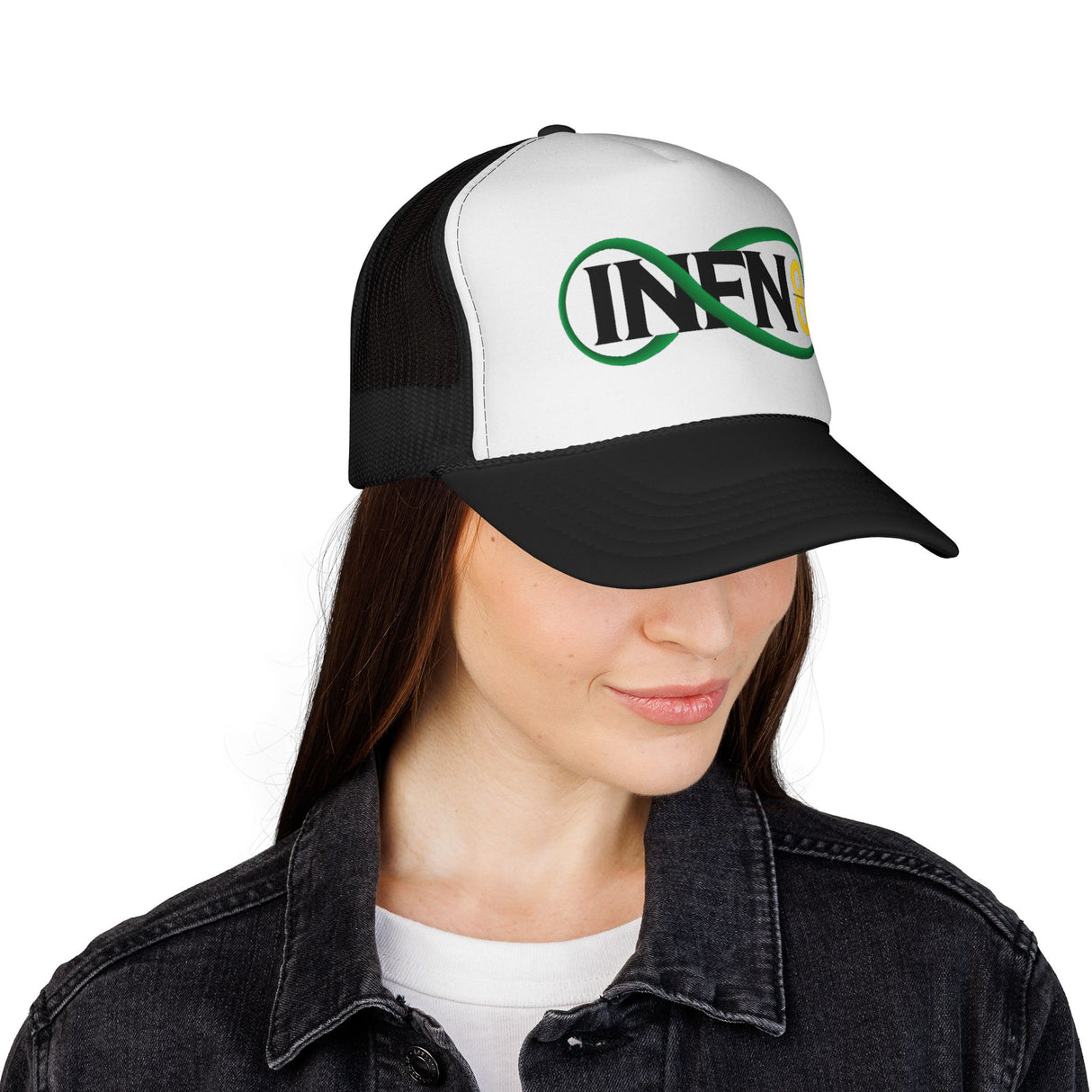 Infn8 Logo Old School Trucker Cap