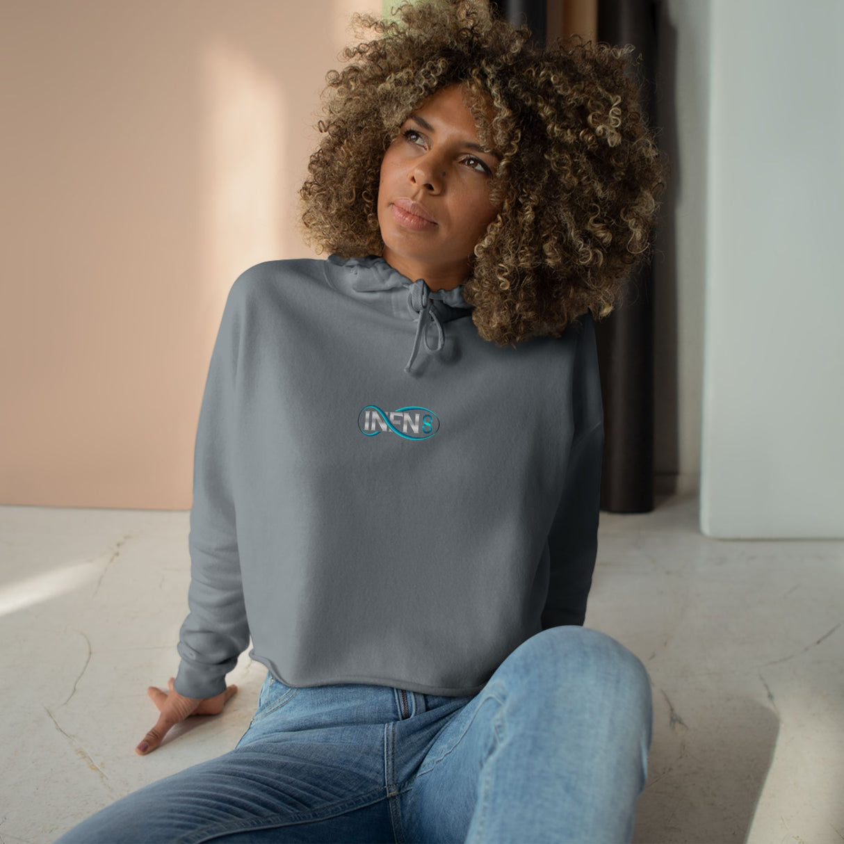 Infn8 Women's Crop Hoodie