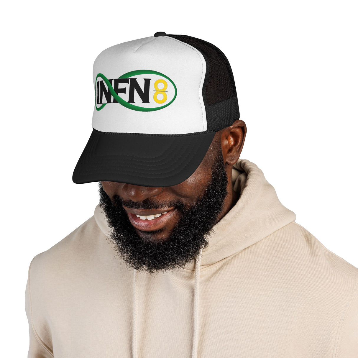 Infn8 Logo Old School Trucker Cap