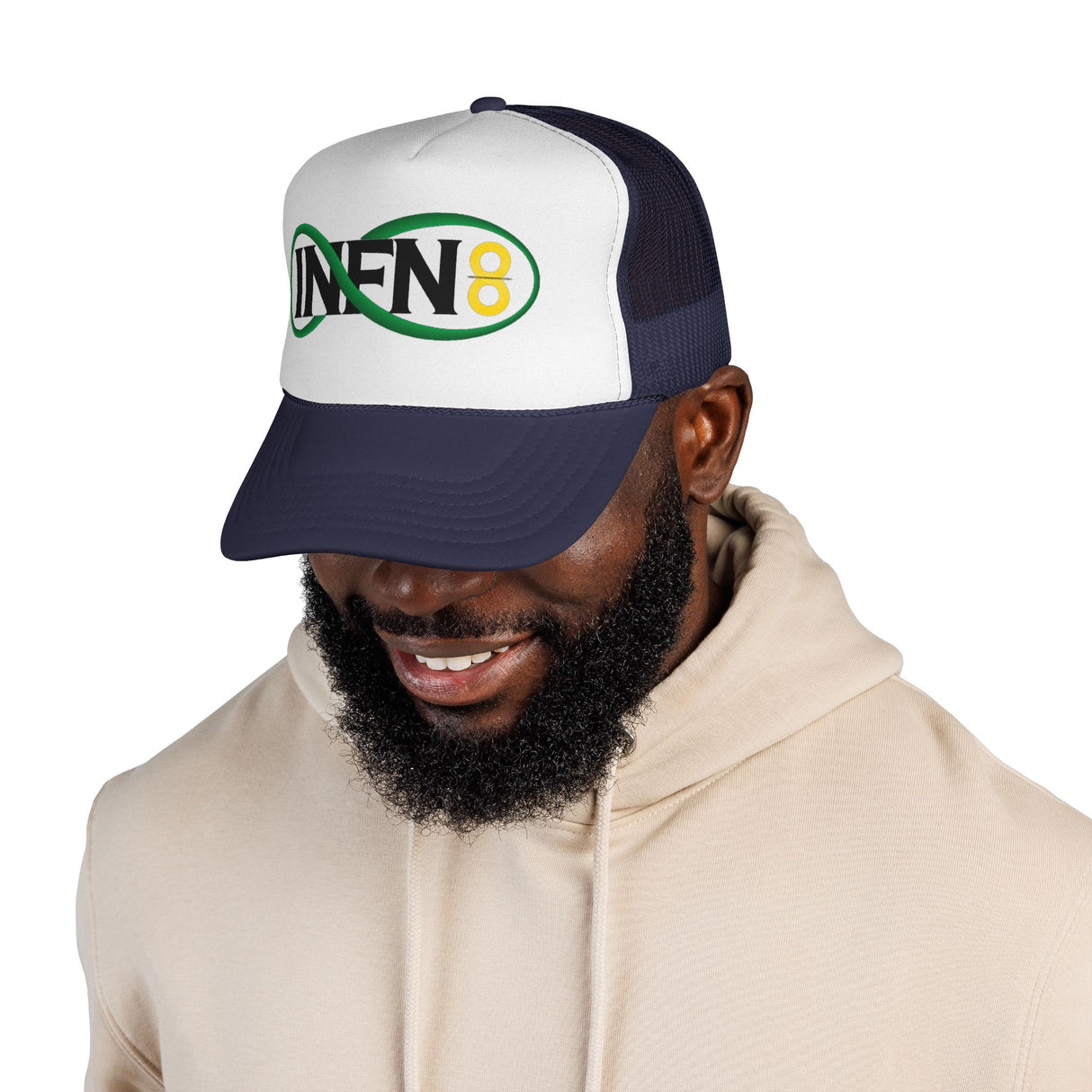 Infn8 Logo Old School Trucker Cap