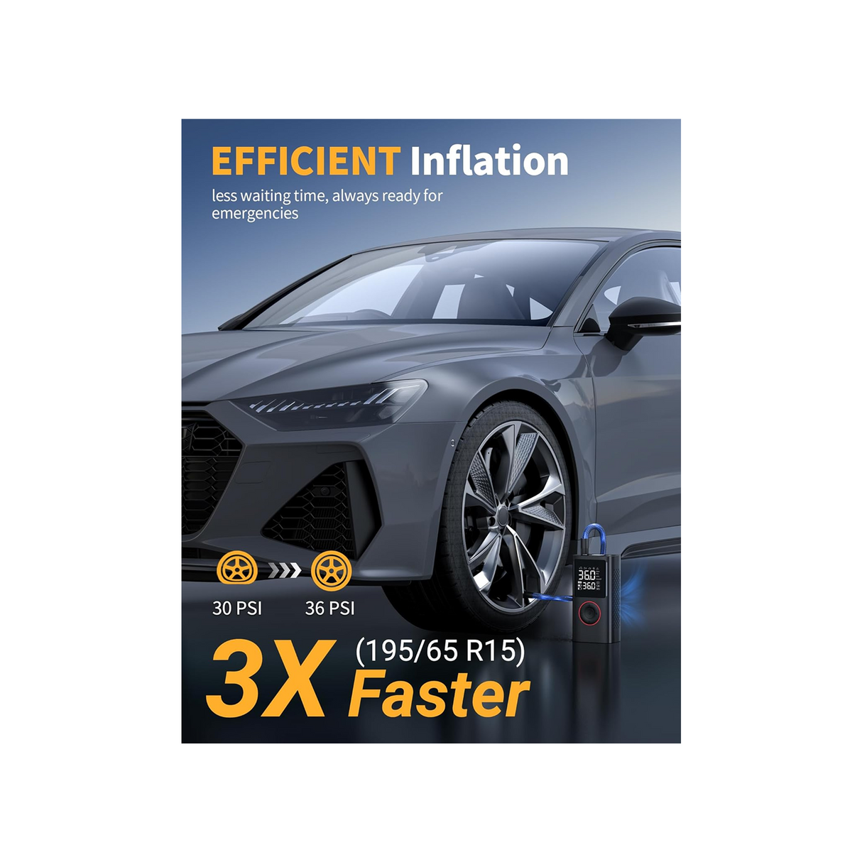 Portable Cordless Tire Inflator