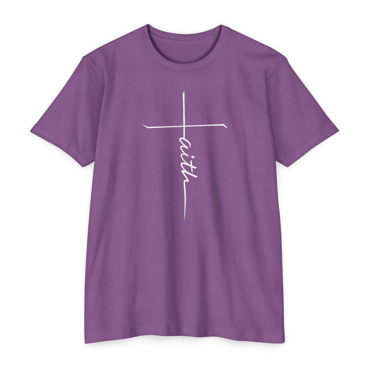 White Faith Cross Tee