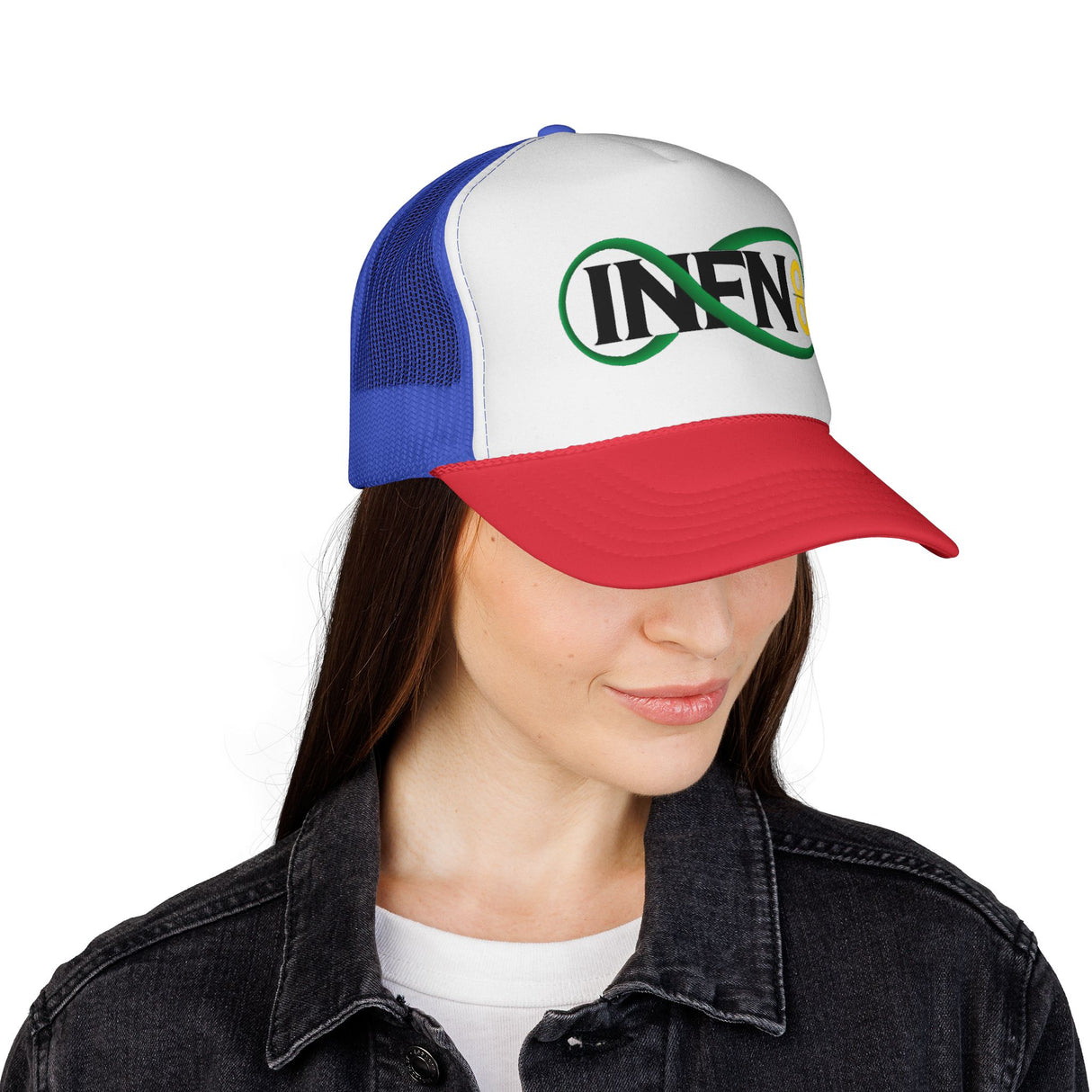 Infn8 Logo Old School Trucker Cap