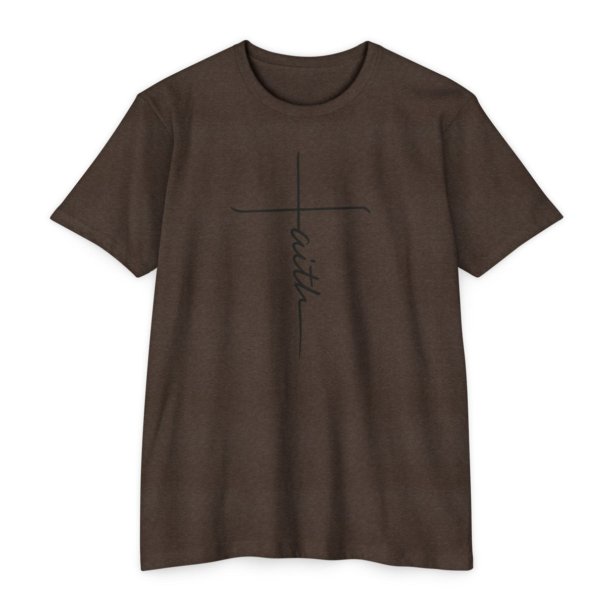 Black Faith Cross Tee