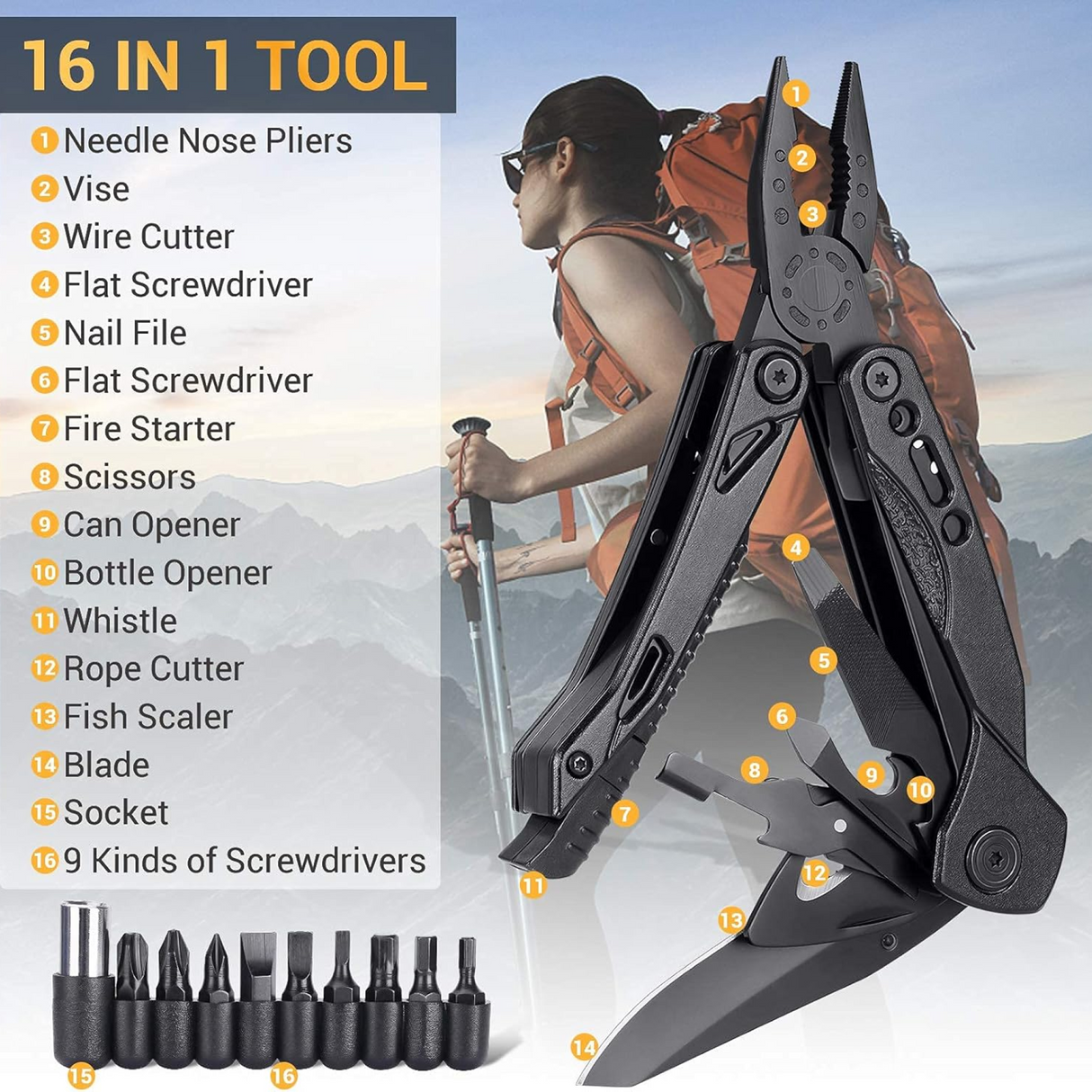Multitool - 16 Tool Function