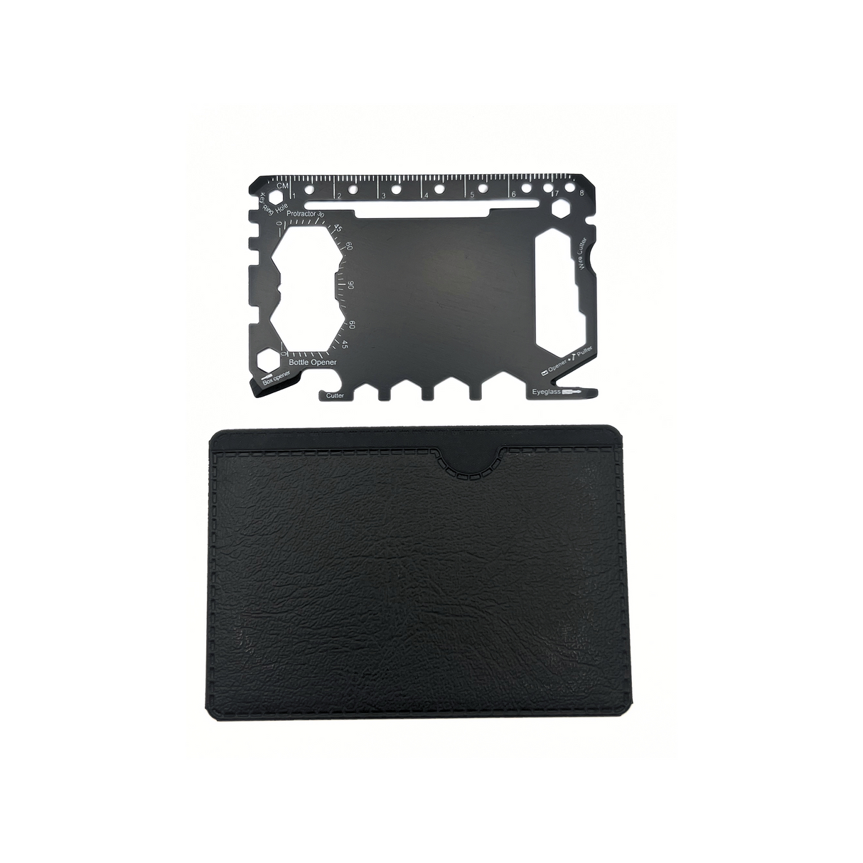 Credit Card Wallet Multitool 46 in 1 Stainless Steel Survival Pocket Tool