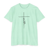 Black Faith Cross Tee