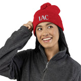 Cozy Pom-Pom Knit Winter Beanie