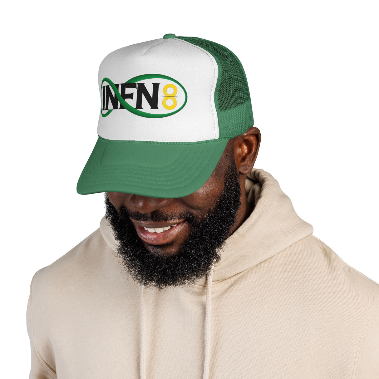 Infn8 Logo Old School Trucker Cap