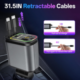 4 in 1 Car Charging Port Starlight