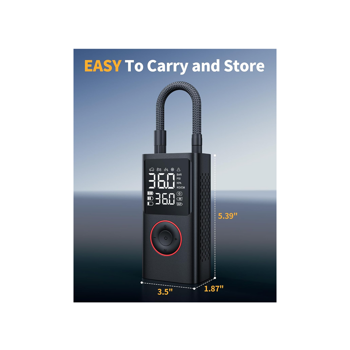 Portable Cordless Tire Inflator