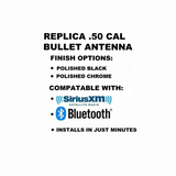 .50 Cal Bullet Antenna with Adapters